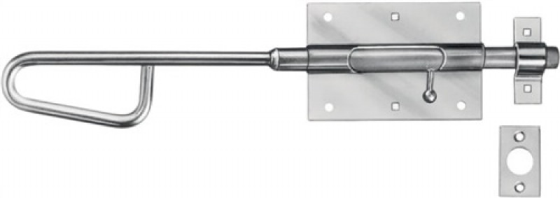 Bolzen-Stangenriegel STA blau verz.L.400mm B.100mm Bolzen-D. 16mm VORMANN Bolzen-Stangenriegel STA blau verz.L.400mm B.100mm Bolzen-D. 16mm VORMANN