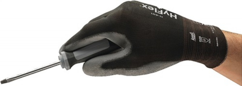 Handschuhe HyFlex 11-601 Gr.7 schwarz/grau Nyl.m.Polyurethan EN 388 Kat.II Handschuhe HyFlex 11-601 Gr.7 schwarz/grau Nyl.m.Polyurethan EN 388 Kat.II