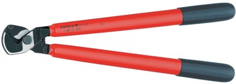 Kabelschere VDE L.500mm max.150mm2 tauchisol. KNIPEX kurze Bauweise Kabelschere VDE L.500mm max.150mm2 tauchisol. KNIPEX kurze Bauweise