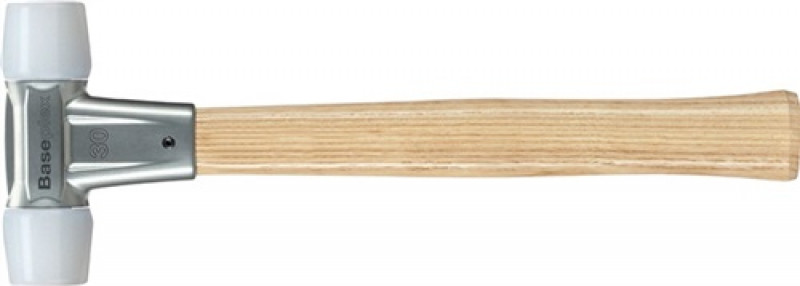 Schonhammer BASEPLEX L.340mm Kopf-D.50mm hart HO Nyl.weiß HALDER Schonhammer BASEPLEX L.340mm Kopf-D.50mm hart HO Nyl.weiß HALDER