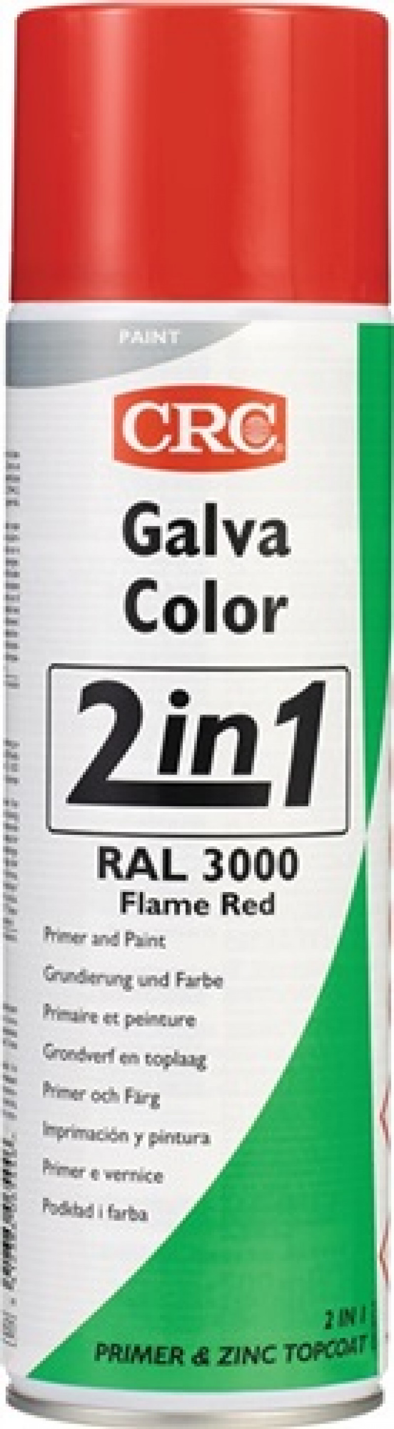 Farb-Schutzlackspray 2 in 1 GALVACOLOR feuerrot RAL 3000 500 ml Spraydose CRC Farb-Schutzlackspray 2 in 1 GALVACOLOR feuerrot RAL 3000 500 ml Spraydose CRC