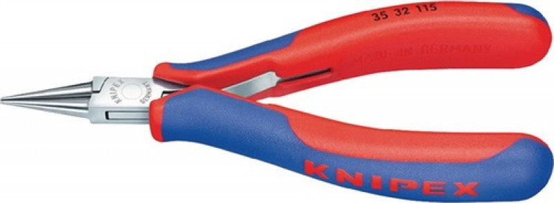 Elektronikgreifzange L.115mm pol. rd./spitz KNIPEX Mehrkomp.-Hüllen Elektronikgreifzange L.115mm pol. rd./spitz KNIPEX Mehrkomp.-Hüllen