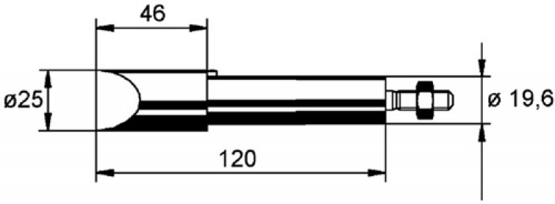 Lötspitze Serie 302 meißelförmig,vern.B.25mm 0302 MZ/SB ERSA Lötspitze Serie 302 meißelförmig,vern.B.25mm 0302 MZ/SB ERSA