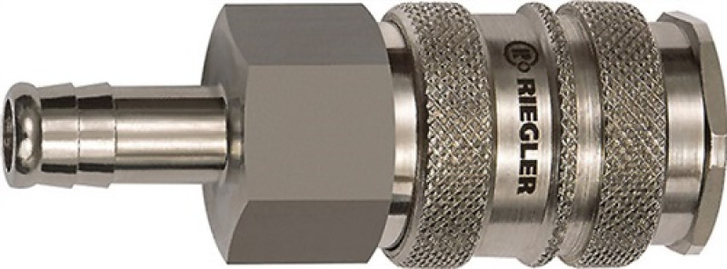 Schnellverschlusskupplung DN 10 Tülle STA/MS vern.Schlauchweite LW 13mm RIEGLER