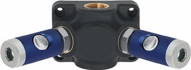 Verteilerdose Gew.mm 13 DN 7,4,Innengewinde,2 Sich.-Kupplungen RIEGLER Verteilerdose Gew.mm 13 DN 7,4,Innengewinde,2 Sich.-Kupplungen RIEGLER