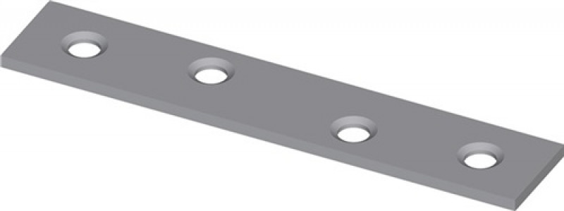 Verbindungsblech L.50mm B.15mm S.1,8mm STA galv. gelb verz. Verbindungsblech L.50mm B.15mm S.1,8mm STA galv. gelb verz.