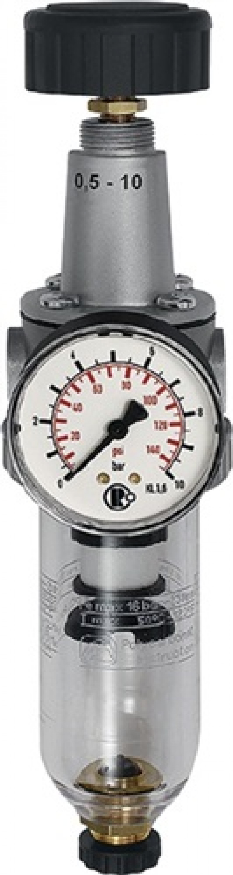Filterregler Stand.Gew.mm 19,17 BG III G 1/2 Zoll 0,5-10bar 3000l/min RIEGLER Filterregler Stand.Gew.mm 19,17 BG III G 1/2 Zoll 0,5-10bar 3000l/min RIEGLER