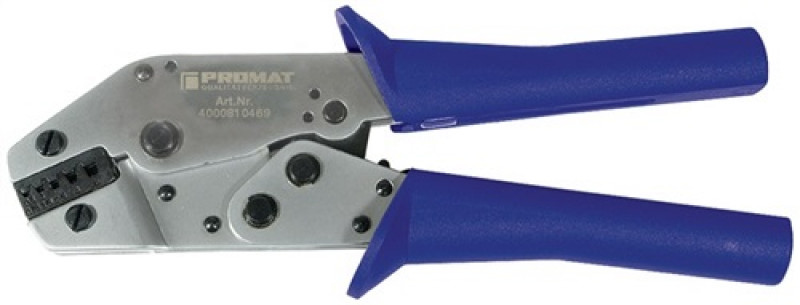 Aderendhülsencrimpzange L.205mm 0,5-6 (AWG 20-10) mm² Kunststoffhüllen PROMAT Aderendhülsencrimpzange L.205mm 0,5-6 (AWG 20-10) mm² Kunststoffhüllen PROMAT