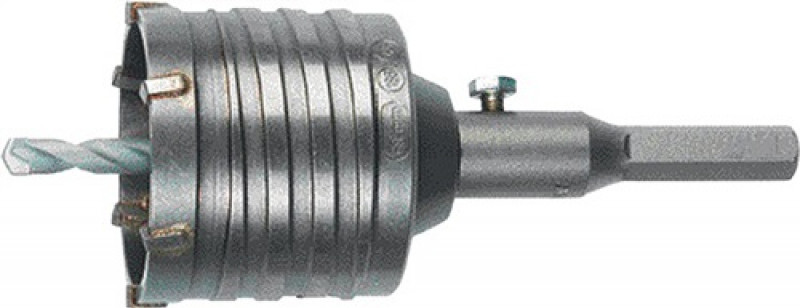 Schlagbohrkrone Nenn-D.=68,0mm 120mm f.Steckdosen 6kant Schaft Schlagbohrkrone Nenn-D.=68,0mm 120mm f.Steckdosen 6kant Schaft
