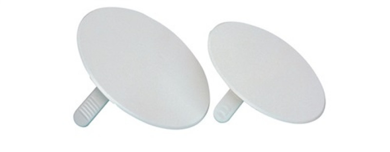 Federsteckdeckel D.70mm weiß f.Unterputzabzweigdosen