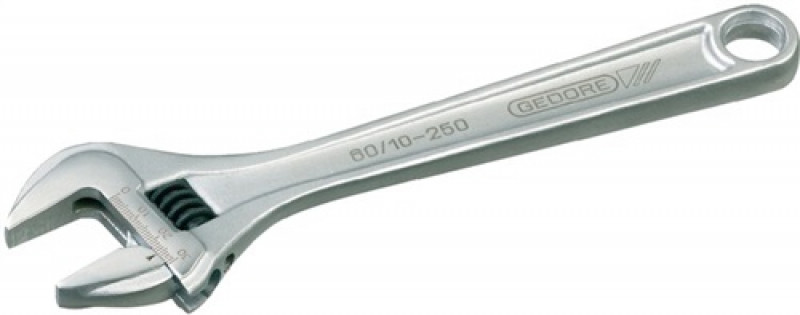 Rollgabelschlüssel 60 CP 6 max.20mm L.155mm m.Einstellskala GEDORE