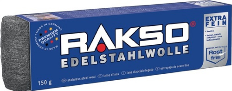 Edelstahlwolle ext.fein 00 150g RAKSO Edelstahlwolle ext.fein 00 150g RAKSO