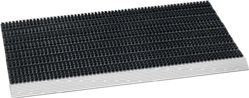 Fußmatte Bürsten Alu anthrazit PA L750xB450xS23mm Fußmatte Bürsten Alu anthrazit PA L750xB450xS23mm