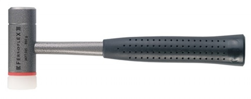 Schonhammer FERROPLEX L.290mm Kopf-D.30mm hart STA Nyl.weiß/Vergütungs-VA HALDER Schonhammer FERROPLEX L.290mm Kopf-D.30mm hart STA Nyl.weiß/Vergütungs-VA HALDER