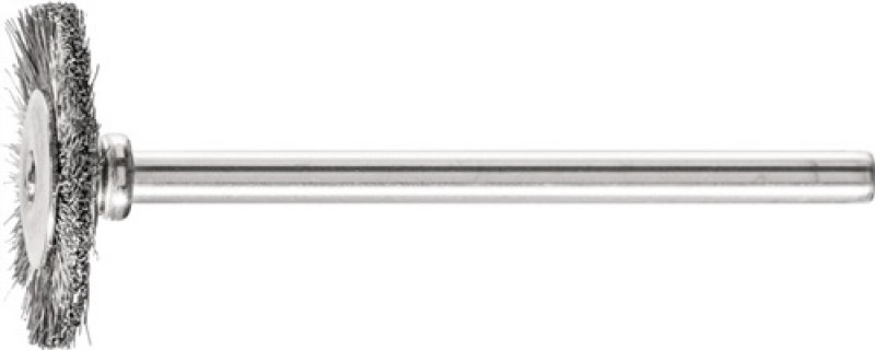 Minirundbürste RBU D19xB2xL5mm VA-Draht Schaft-D.3mm PFERD Minirundbürste RBU D19xB2xL5mm VA-Draht Schaft-D.3mm PFERD