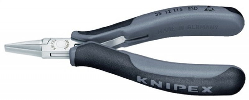 Elektronikgreifzange ESD L.115mm flach/rd. KNIPEX m.Mehrkomp.-Hüllen Elektronikgreifzange ESD L.115mm flach/rd. KNIPEX m.Mehrkomp.-Hüllen