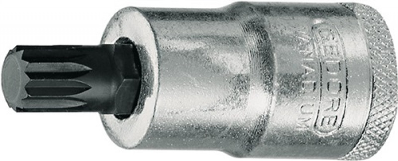 Steckschlüsseleinsatz INX 19 1/2 Zoll Innen-Vielzahn M6 L.100mm GEDORE Steckschlüsseleinsatz INX 19 1/2 Zoll Innen-Vielzahn M6 L.100mm GEDORE