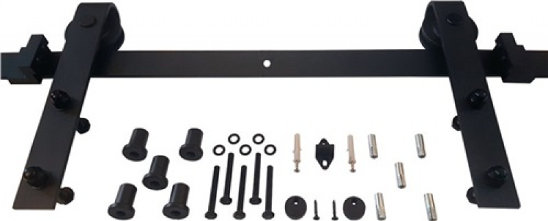 Schiebesystem 4501 2000mm schwarz HLT 35-40mm Kompl. Schiebesystem 4501 2000mm schwarz HLT 35-40mm Kompl.