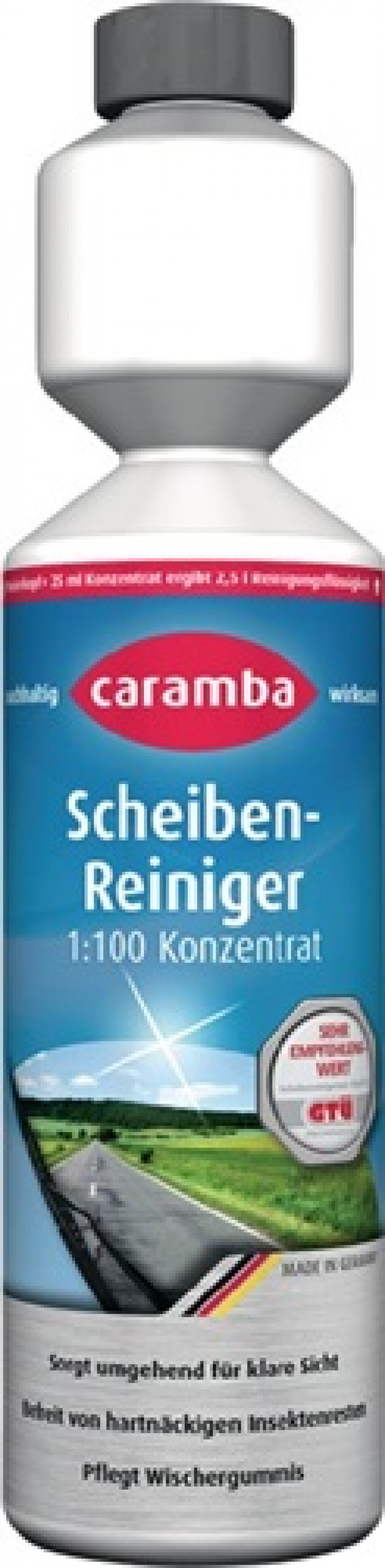 Scheibenreiniger Konzentrat 1:100 250 ml Flasche CARAMBA Scheibenreiniger Konzentrat 1:100 250 ml Flasche CARAMBA