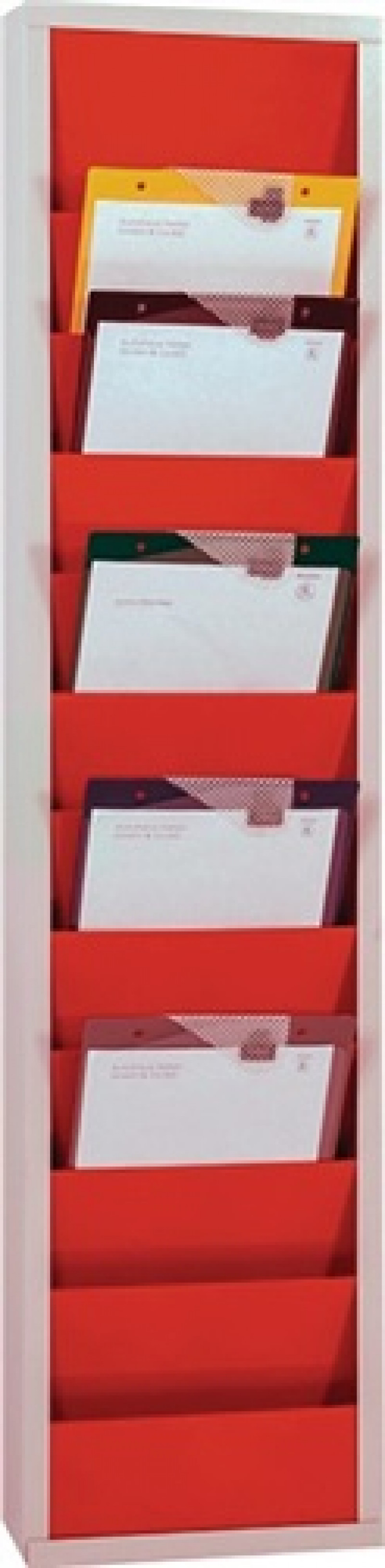 Werkstattplaner H1278xB315xT74mm feuerrot 1-reihig Werkstattplaner H1278xB315xT74mm feuerrot 1-reihig