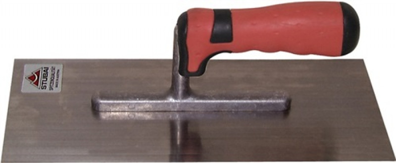 Glättekelle L.280mm B.130mm 2K-Griff Zahn 4x4 Bandstahl S.0,75mm Glättekelle L.280mm B.130mm 2K-Griff Zahn 4x4 Bandstahl S.0,75mm