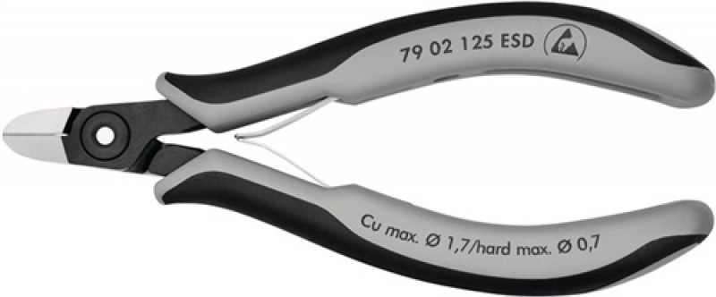 Elektronikgreifzange L.125mm m.Klemme KNIPEX m.2Komp.-Hüllen,ohne Facette Elektronikgreifzange L.125mm m.Klemme KNIPEX m.2Komp.-Hüllen,ohne Facette