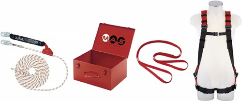 Sicherheitsset EN361,EN353-2,EN354+795 Kl.B 4-teilig MAS Sicherheitsset EN361,EN353-2,EN354+795 Kl.B 4-teilig MAS