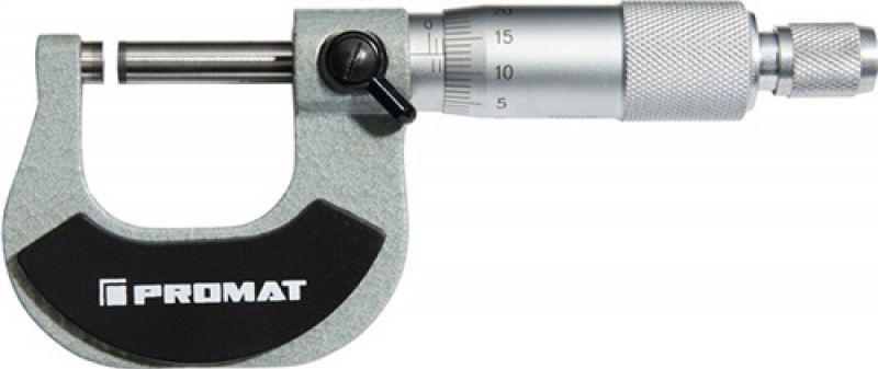 Bügelmessschraube DIN863/1 25-50mm Spindel-D. 6,5mm PROMAT Bügelmessschraube DIN863/1 25-50mm Spindel-D. 6,5mm PROMAT