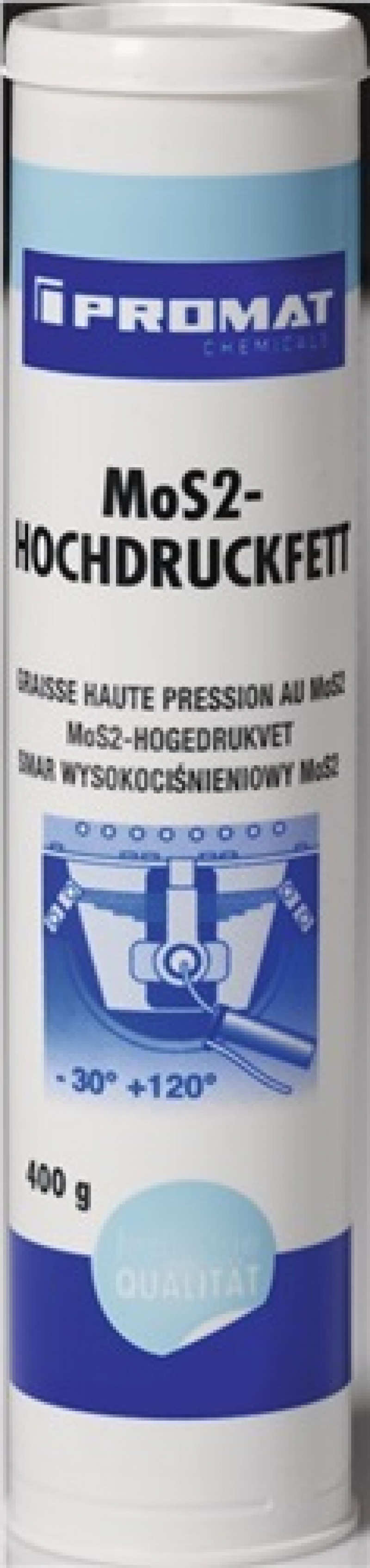 MOs2 Hochdruckfett schwarzgrau 400g Kartusche PROMAT chemicals MOs2 Hochdruckfett schwarzgrau 400g Kartusche PROMAT chemicals