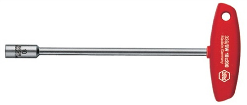 Sechskantsteckschlüssel 336 SW 13mm Klingenlänge 125mm Ausf.1K-Griff m.Quergr. Sechskantsteckschlüssel 336 SW 13mm Klingenlänge 125mm Ausf.1K-Griff m.Quergr.