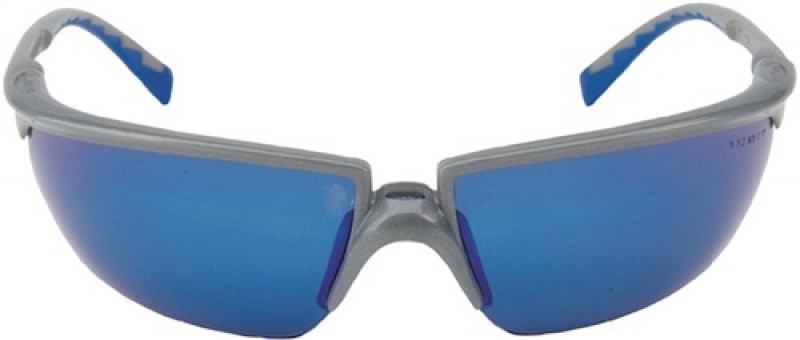 Schutzbrille SOLUS EN 166,EN 170-1FT Bügel silber/bl.,Scheiben bl.,verspieg. PC Schutzbrille SOLUS EN 166,EN 170-1FT Bügel silber/bl.,Scheiben bl.,verspieg. PC