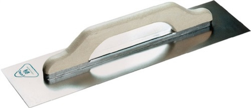 Schweizer Glättekelle L.480mm B.130mm H-Heft Stahl,gehärtetS.0,7mm Schweizer Glättekelle L.480mm B.130mm H-Heft Stahl,gehärtetS.0,7mm