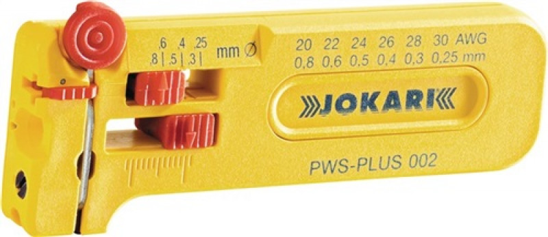 Mikro-Präzisions-Abisolierer PWS-PLUS 002 L.102mm D.0,25-0,80mm AWG 30-20 JOKARI Mikro-Präzisions-Abisolierer PWS-PLUS 002 L.102mm D.0,25-0,80mm AWG 30-20 JOKARI