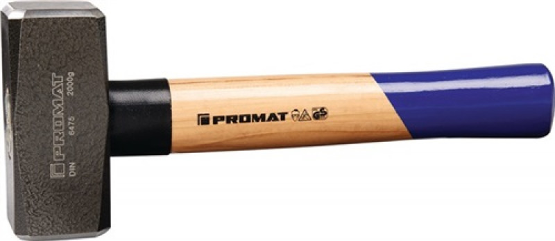 Fäustel Kopfgewicht 1500g Hickory Stielschutzhülse PROMAT Fäustel Kopfgewicht 1500g Hickory Stielschutzhülse PROMAT