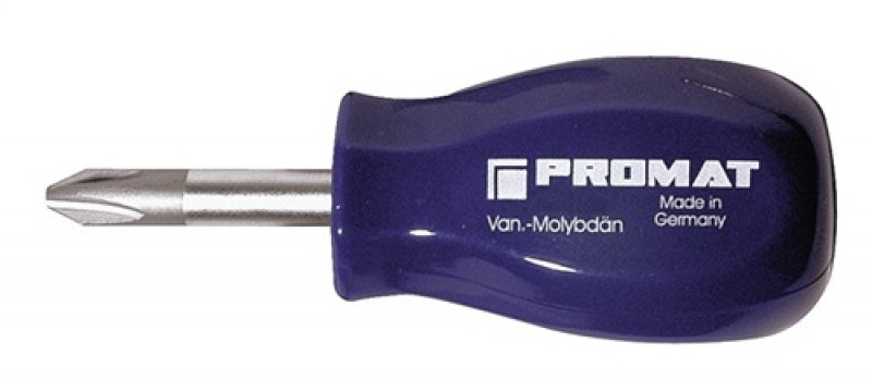 Schraubendreher PZD2 L.25mm kurz m.Kraftheft PROMAT Schraubendreher PZD2 L.25mm kurz m.Kraftheft PROMAT