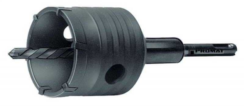 Schlagbohrkrone Nenn-D.=68mm f.Steckdosen 6-KT-Schaft PROMAT