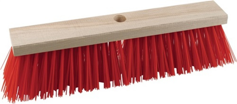 Straßenbesen Elaston L.400mm m.Stielloch Flachholz Straßenbesen Elaston L.400mm m.Stielloch Flachholz