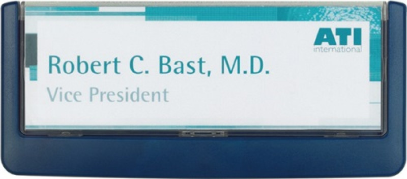 Tür-/Infoschild B149xH52,5mm Sichtfenster Plexiglas Rücken ABS blau DURABLE Tür-/Infoschild B149xH52,5mm Sichtfenster Plexiglas Rücken ABS blau DURABLE