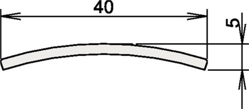 Türdichtung Niroschwelle 164 Nr. 3-107 L.1215mm VA ma geb. Türdichtung Niroschwelle 164 Nr. 3-107 L.1215mm VA ma geb.