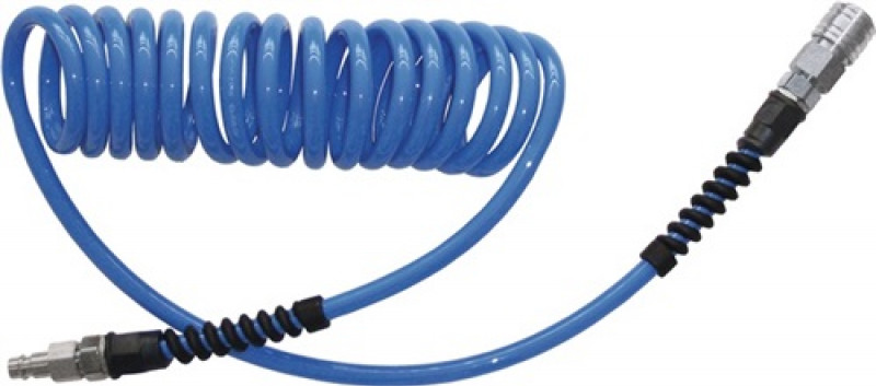 Spiralschlauchset ID 6,5mm AD 10mm L.10m PU Kuppl.DN 7,2 EWO Spiralschlauchset ID 6,5mm AD 10mm L.10m PU Kuppl.DN 7,2 EWO