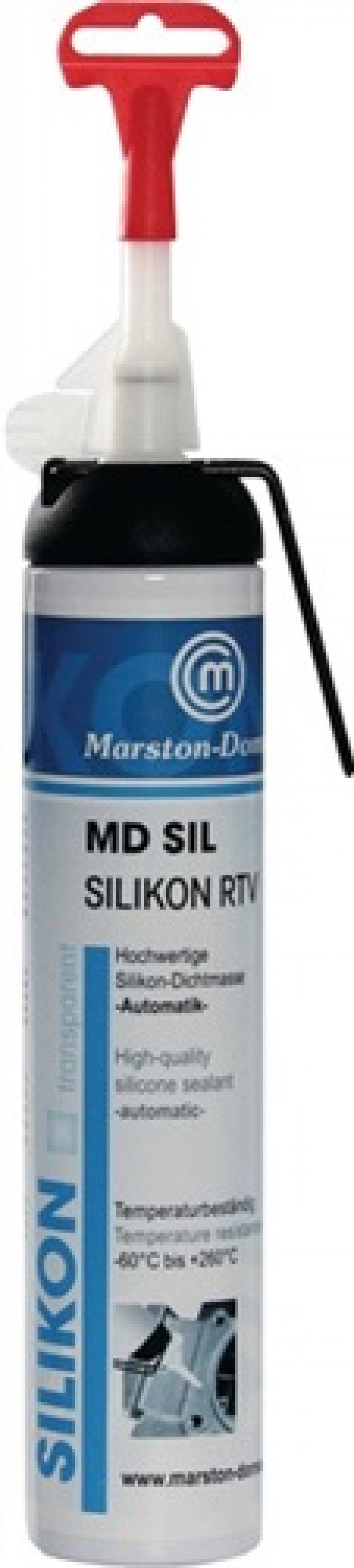 Silikon-Dichtmasse MD transp.200 ml Automatik-Kartusche MARSTON