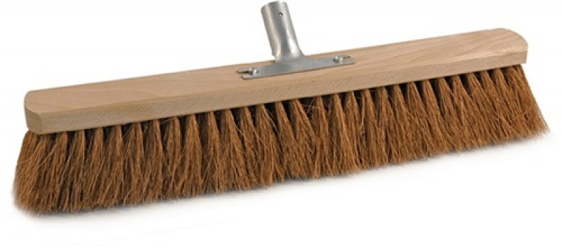 Besen Kokos L.500mm m.Metallstielhalter voll bestückt SOREX