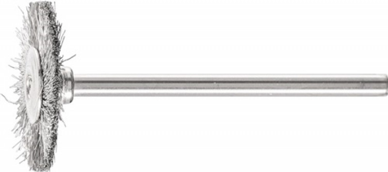 Minirundbürste RBU D22xB2xL6mm VA-Draht Schaft-D.3mm PFERD Minirundbürste RBU D22xB2xL6mm VA-Draht Schaft-D.3mm PFERD