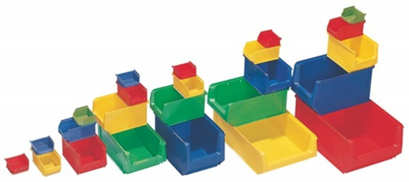 Sichtlagerkasten L230/200xB150xH130mm PE gelb PROMAT Sichtlagerkasten L230/200xB150xH130mm PE gelb PROMAT