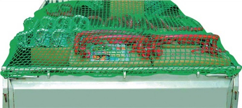 Containernetz L.3xB.2,5 m,S.3mm Polypropylen,grün Maschw.45mm Containernetz L.3xB.2,5 m,S.3mm Polypropylen,grün Maschw.45mm