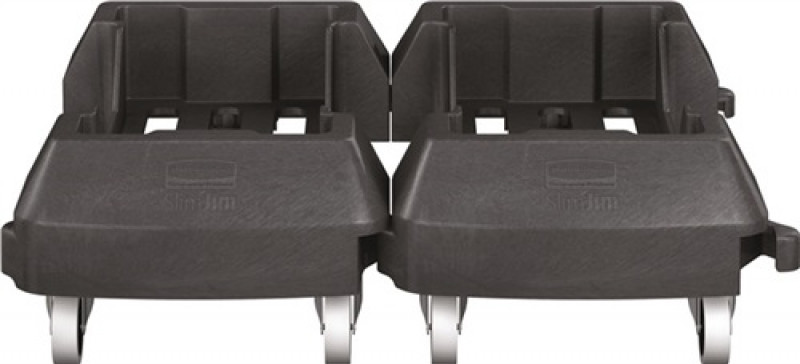 Fahrwagen m.4 Lenkrollen Wertstoffsammler 60l schwarz RUBBERMAID Fahrwagen m.4 Lenkrollen Wertstoffsammler 60l schwarz RUBBERMAID