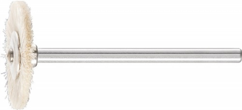 Minirundbürste RBU D22xB2xL6mm Naturborsten Ziegenhaar Schaft-D.3mm PFERD Minirundbürste RBU D22xB2xL6mm Naturborsten Ziegenhaar Schaft-D.3mm PFERD