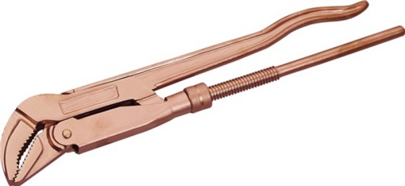 Eckrohrzange 2 Zoll L. 540 mm funkenfrei Eckrohrzange 2 Zoll L. 540 mm funkenfrei