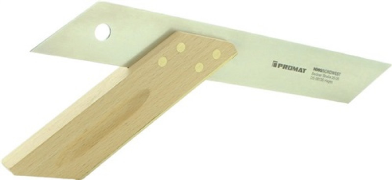 Gehrungswinkel Schenkel-L.250mm Holz/Ms.PROMAT Gehrungswinkel Schenkel-L.250mm Holz/Ms.PROMAT