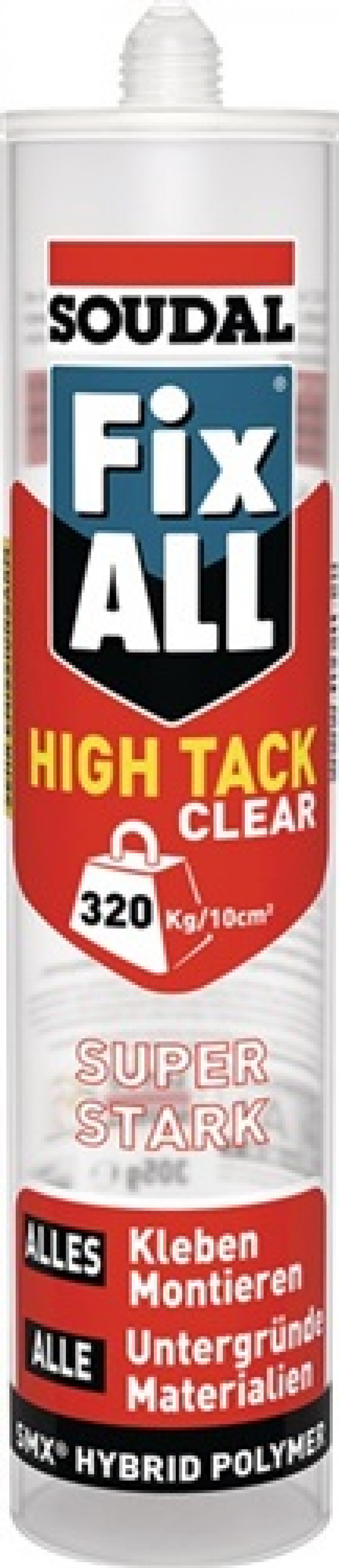 1K-Hybrid-Polymer Fix All HT transp.305g Kartusche SOUDAL